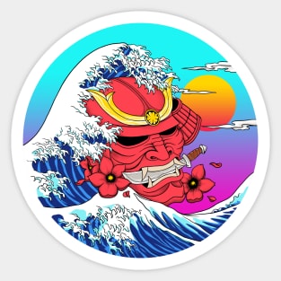 SAMURAI WAVES Sticker